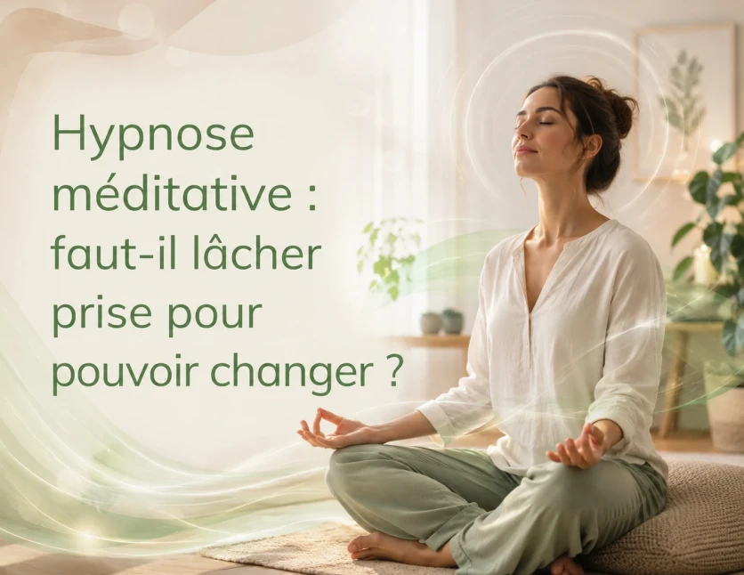 Hypnose méditative : faut-il lâcher prise… pour pouvoir changer ?