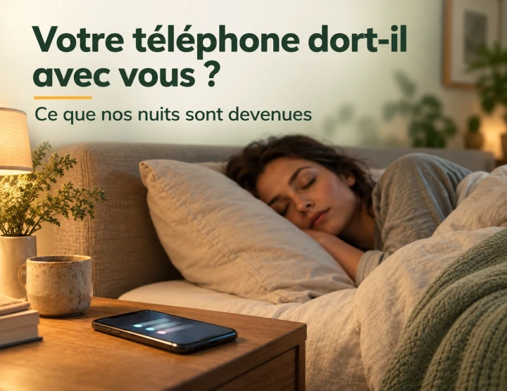 Votre téléphone dort-il avec vous ? Ce que nos nuits sont devenues.